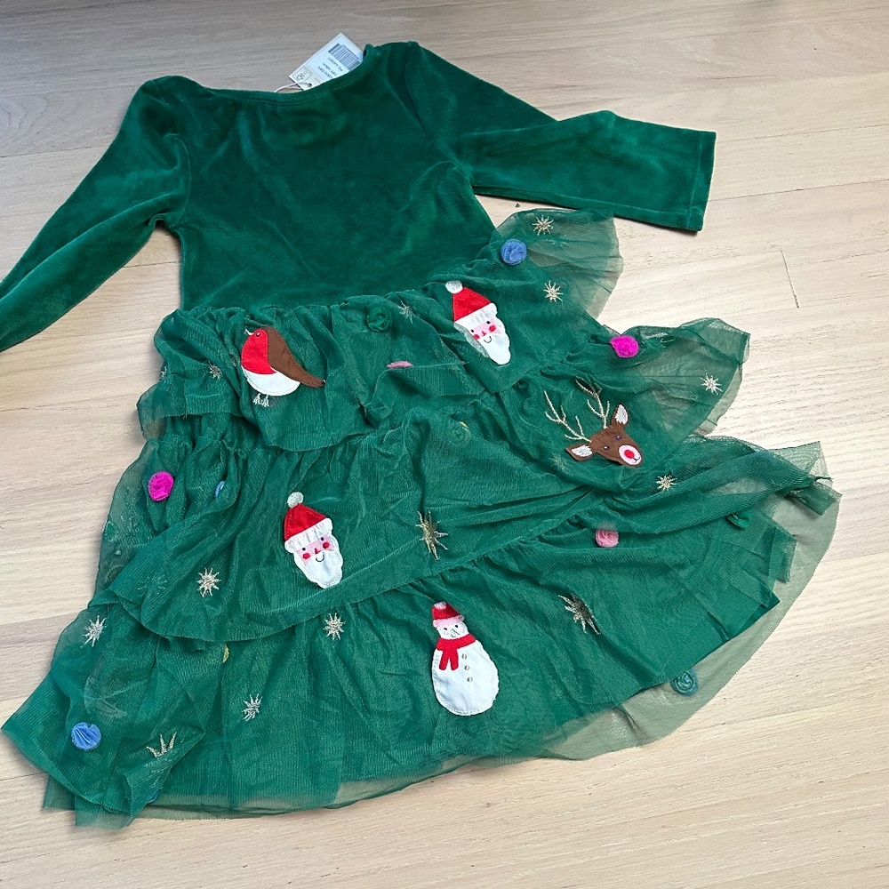 NWT Boden Girls Holiday Dress